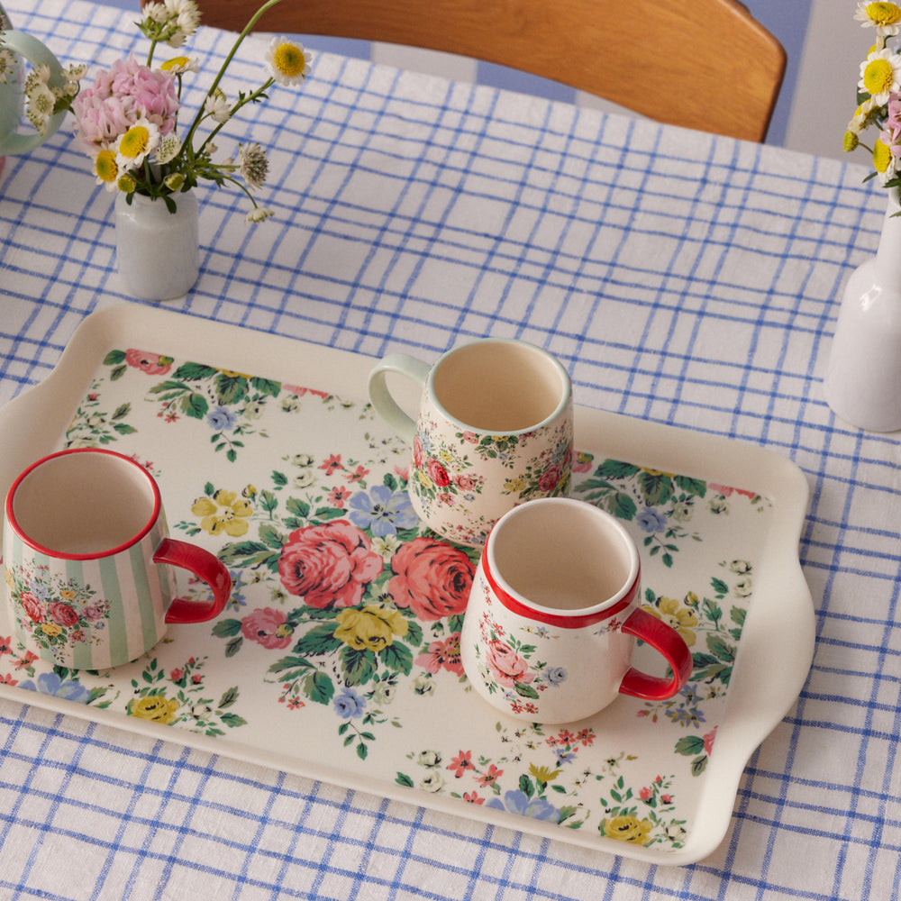 Cath Kidston Feels Like Home Billie Mug, Hampstead Stripe
