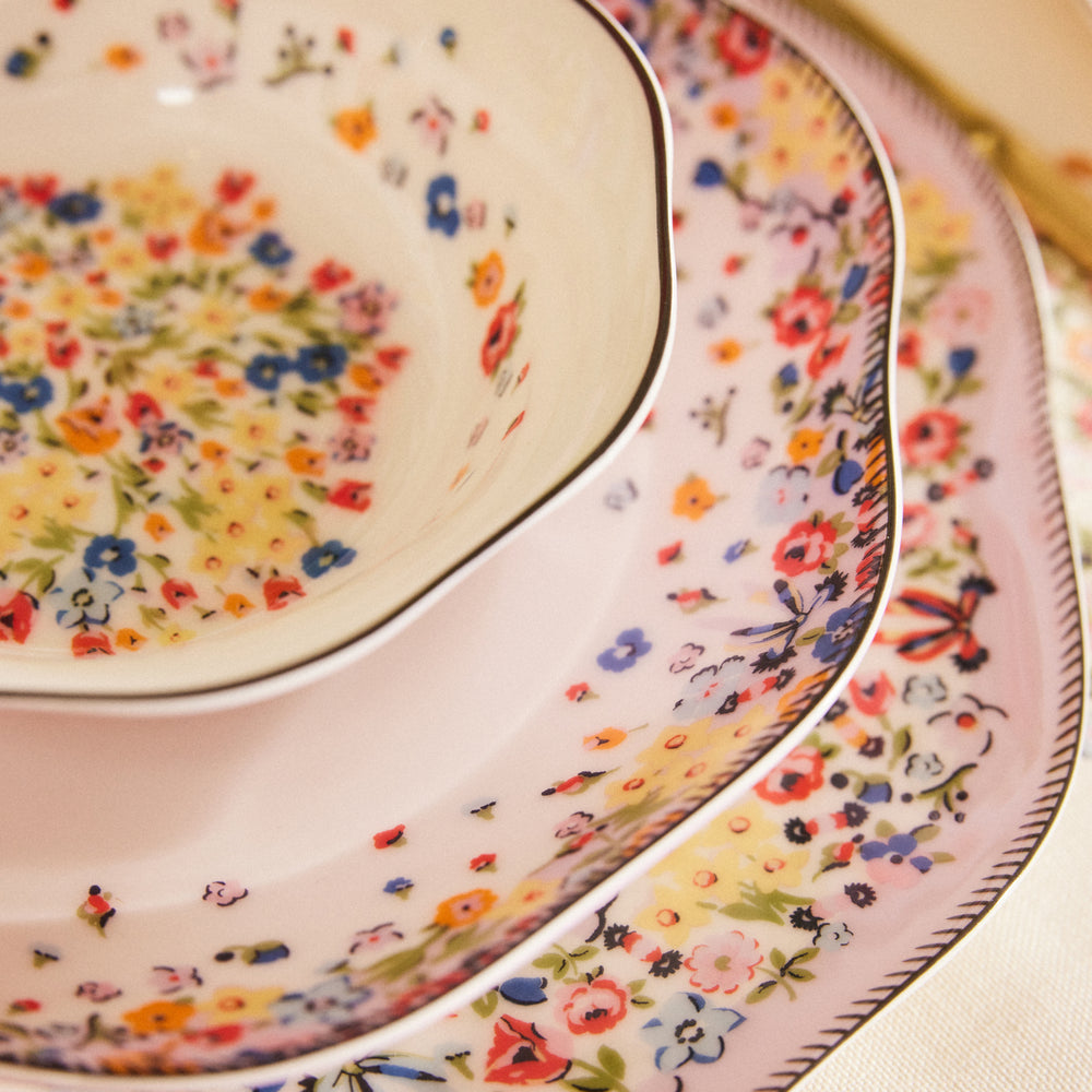 Cath Kidson Harmony Ditsy 12 Piece Dinner Set