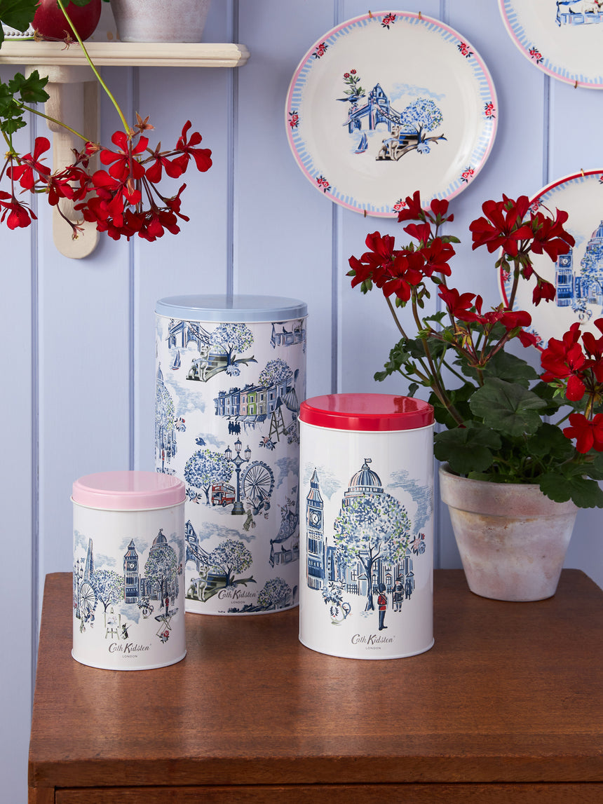 Cath Kidston London Storage Tins, Set Of 3