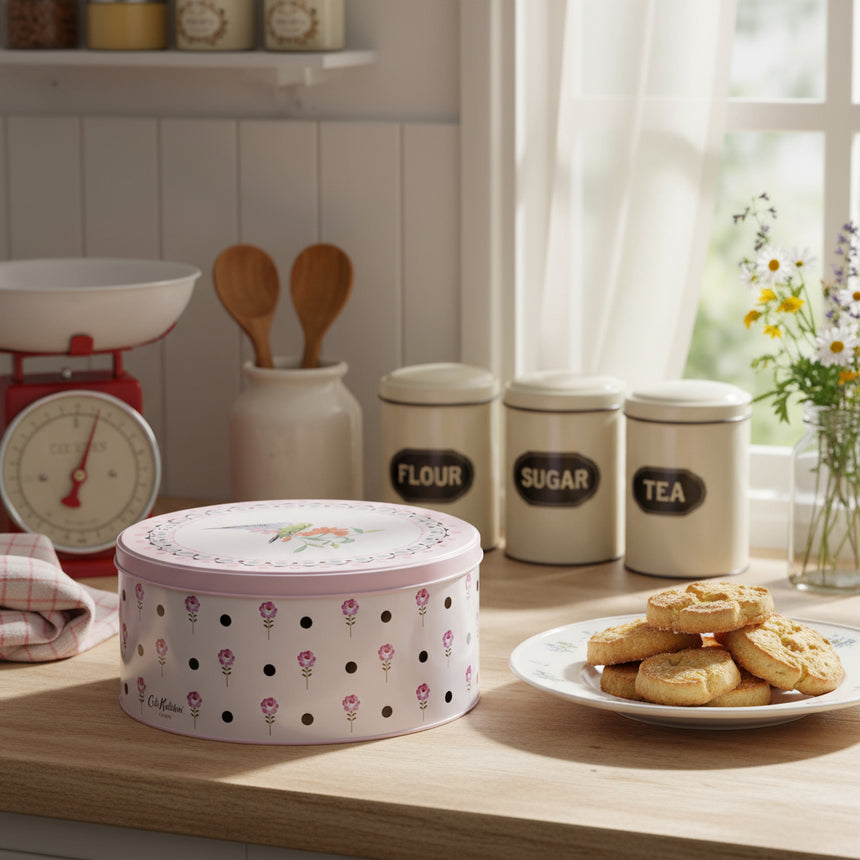 Cath Kidston Painted Table Round Cake Tins (Set Of 2)