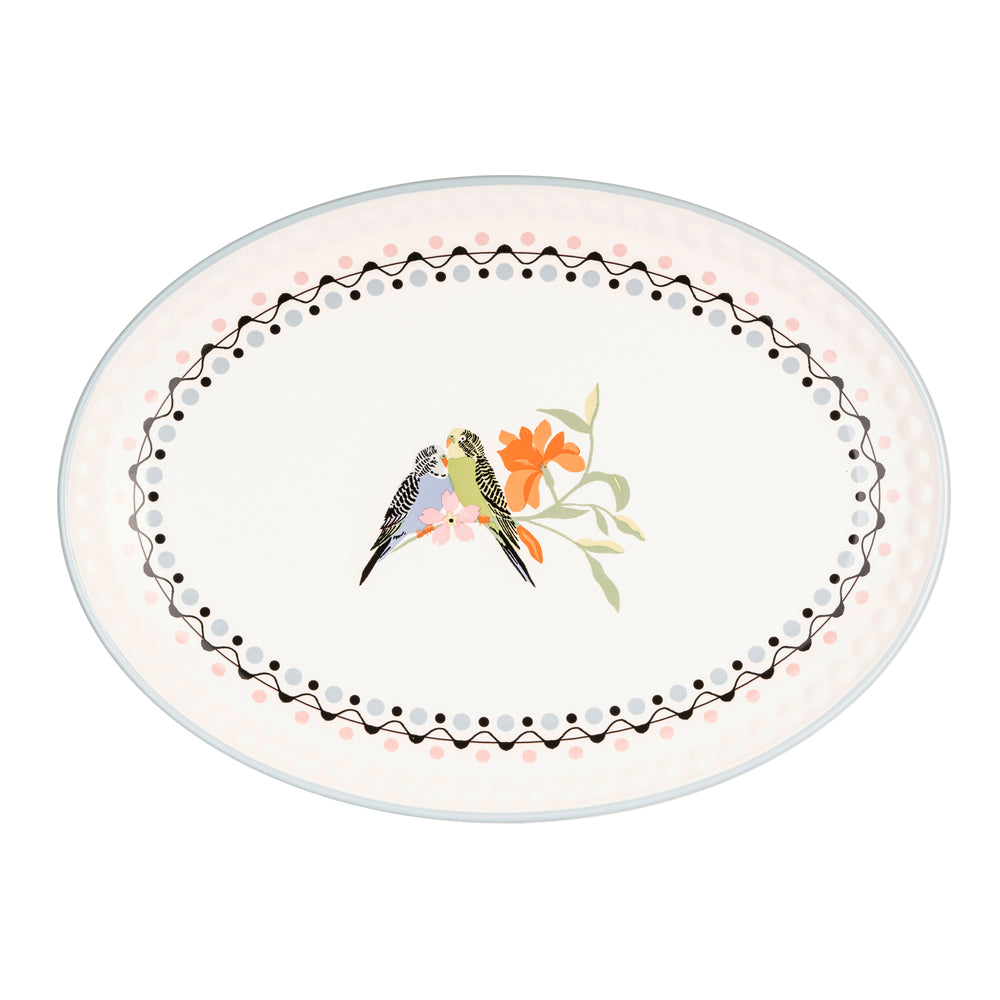 Cath Kidston Painted Table Ceramic Oval Serving Platter