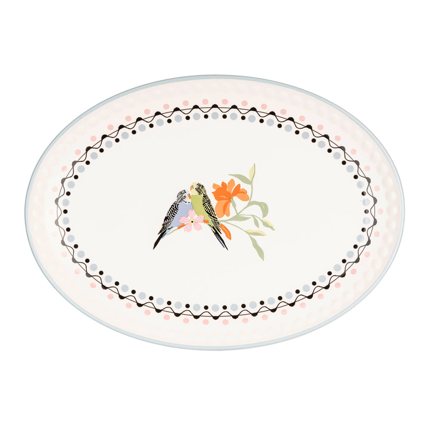 Cath Kidston Painted Table Ceramic Oval Serving Platter