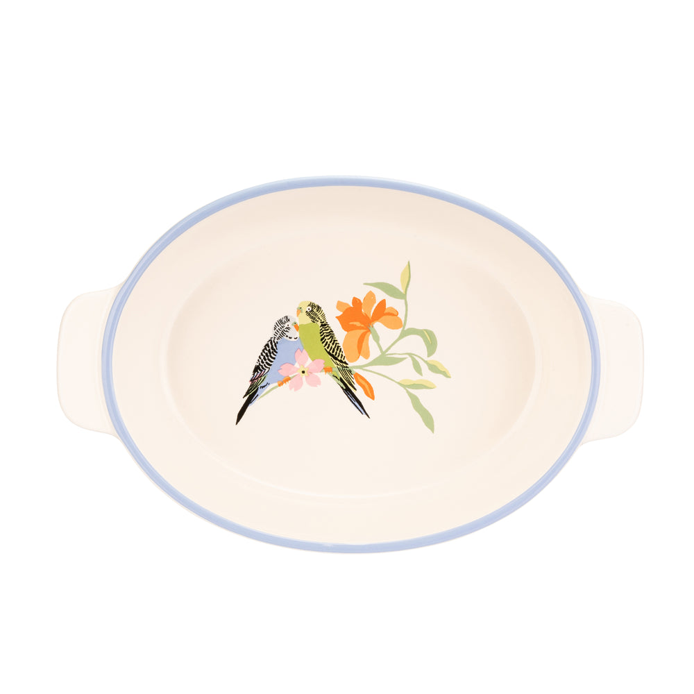 Cath Kidston Painted Table Ceramic Oval Roasting Dish