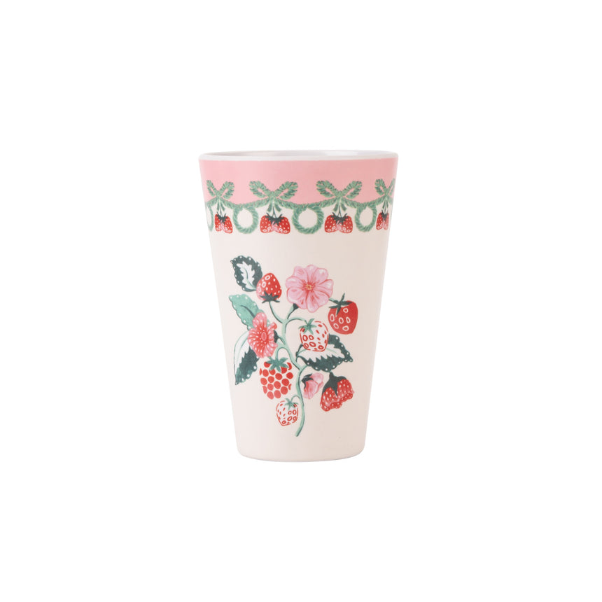 Cath Kidston Raspberry Melamine Tumblers (Set Of 4)