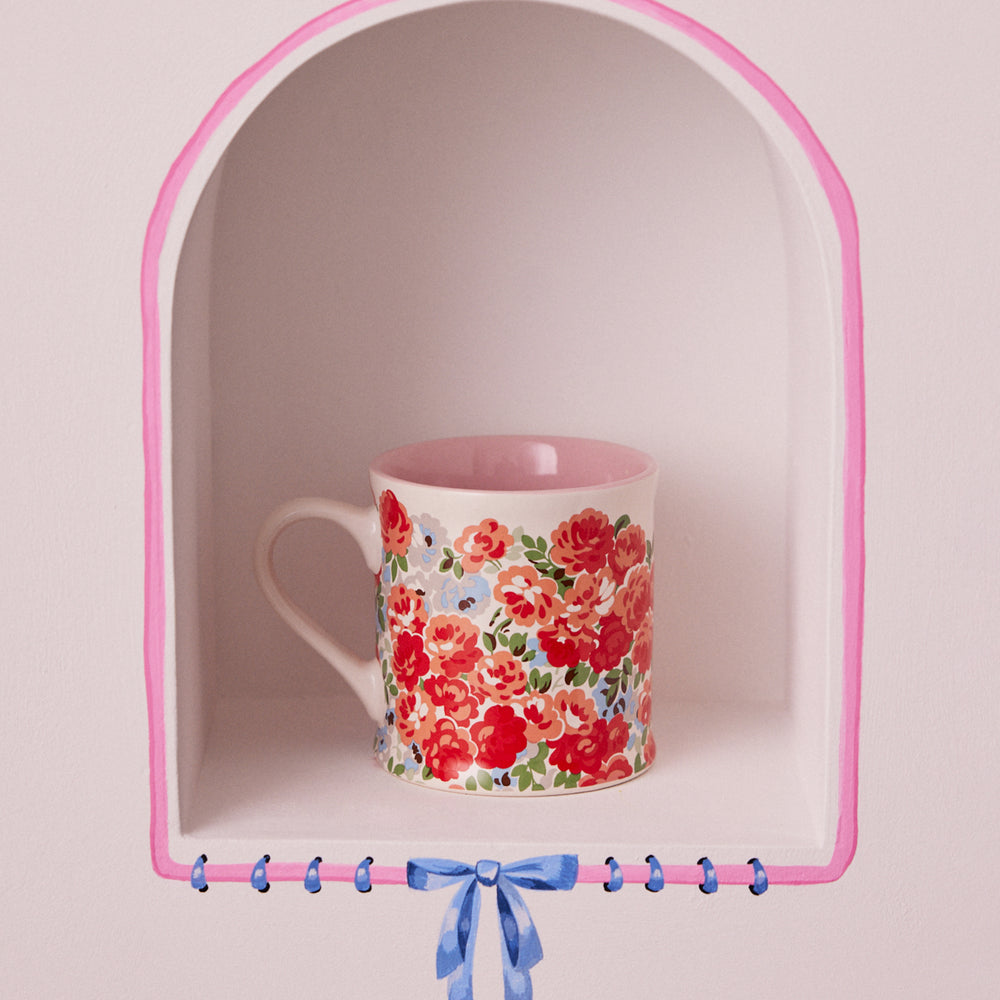 Cath Kidston Mollie Mug, Red Roses