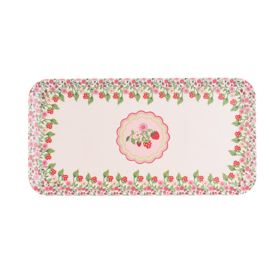 Cath Kidson Strawberry Melamine Picnic Serving Platter