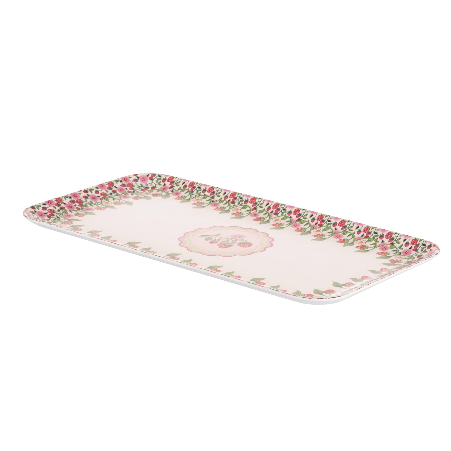 Cath Kidson Strawberry Melamine Picnic Serving Platter
