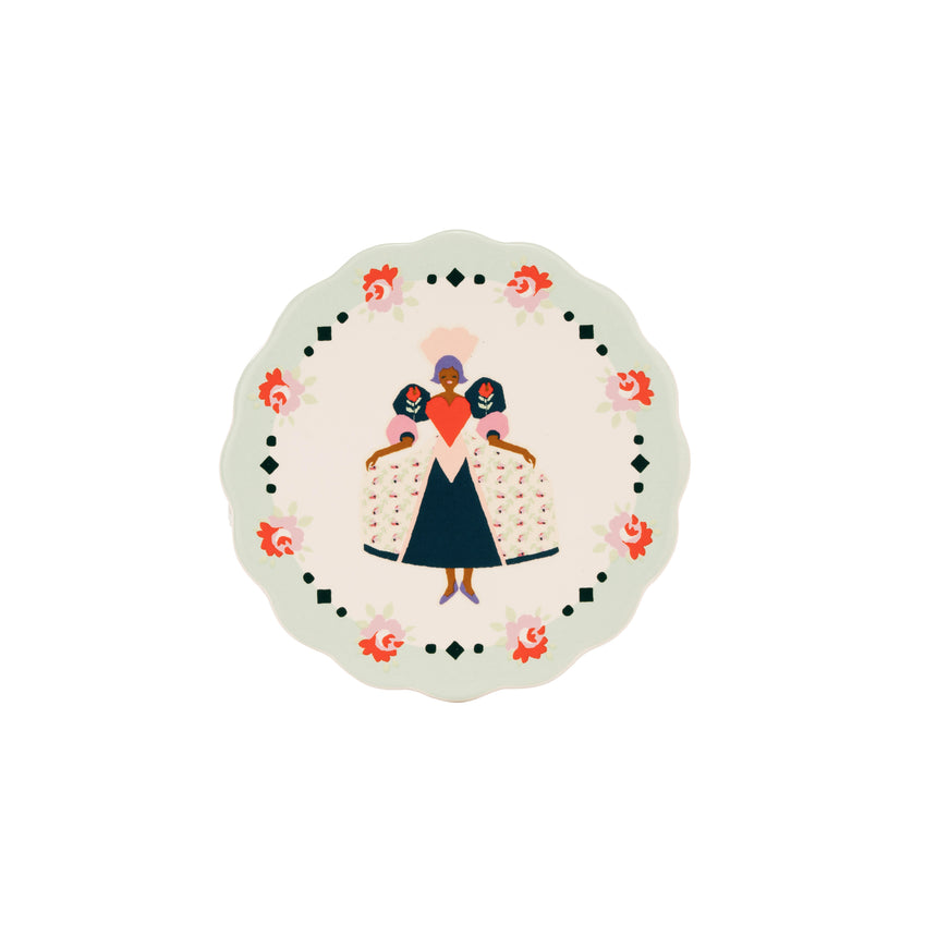 Cath Kidston Spring Birds Round Coaster (Set Of 4)