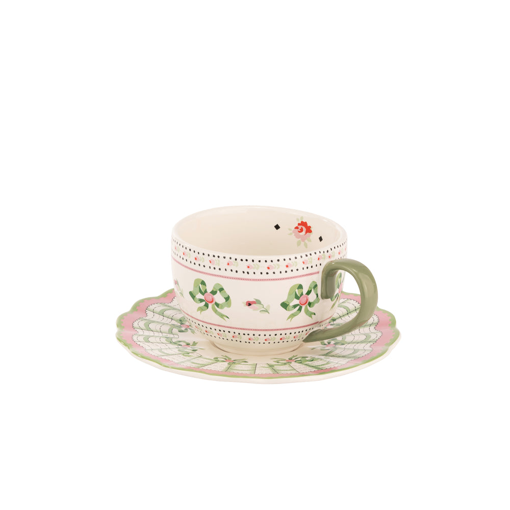 Cath Kidston Spring Birds Tea Cup & Saucer