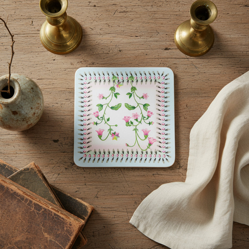 Floral coasters