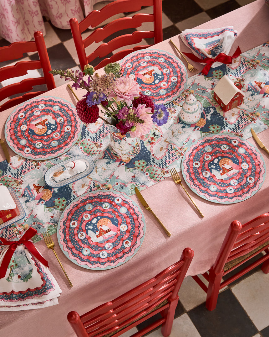 Cath Kidston Magical Winter Set Of 4 Placemats & Coasters