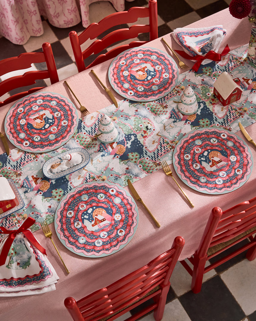 Cath Kidston Magical Winter Set Of 4 Placemats & Coasters