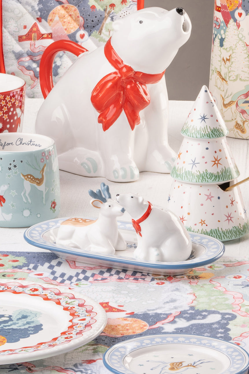 Cath Kidston Magical Animals Polar Bear & Deer Salt & Pepper Shakers