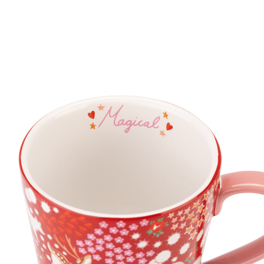 Cath Kidston Magical Animals Stanley Mug, Red