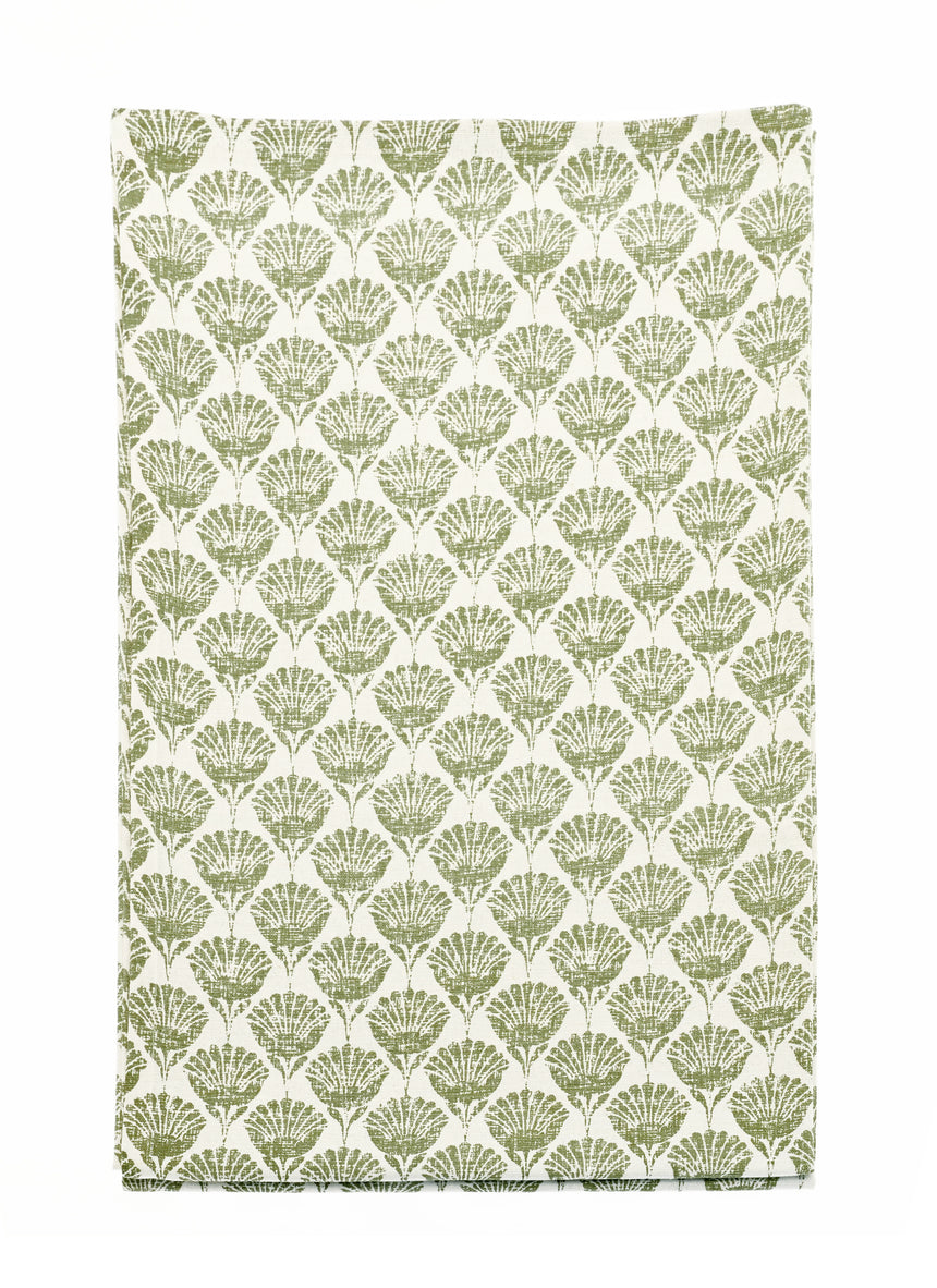 Walton & Co Carnation Tablecloth, Olive
