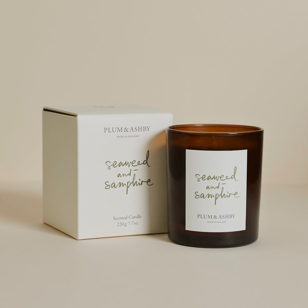 Plum & Ashby Scented Candle, Seaweed & Samphire