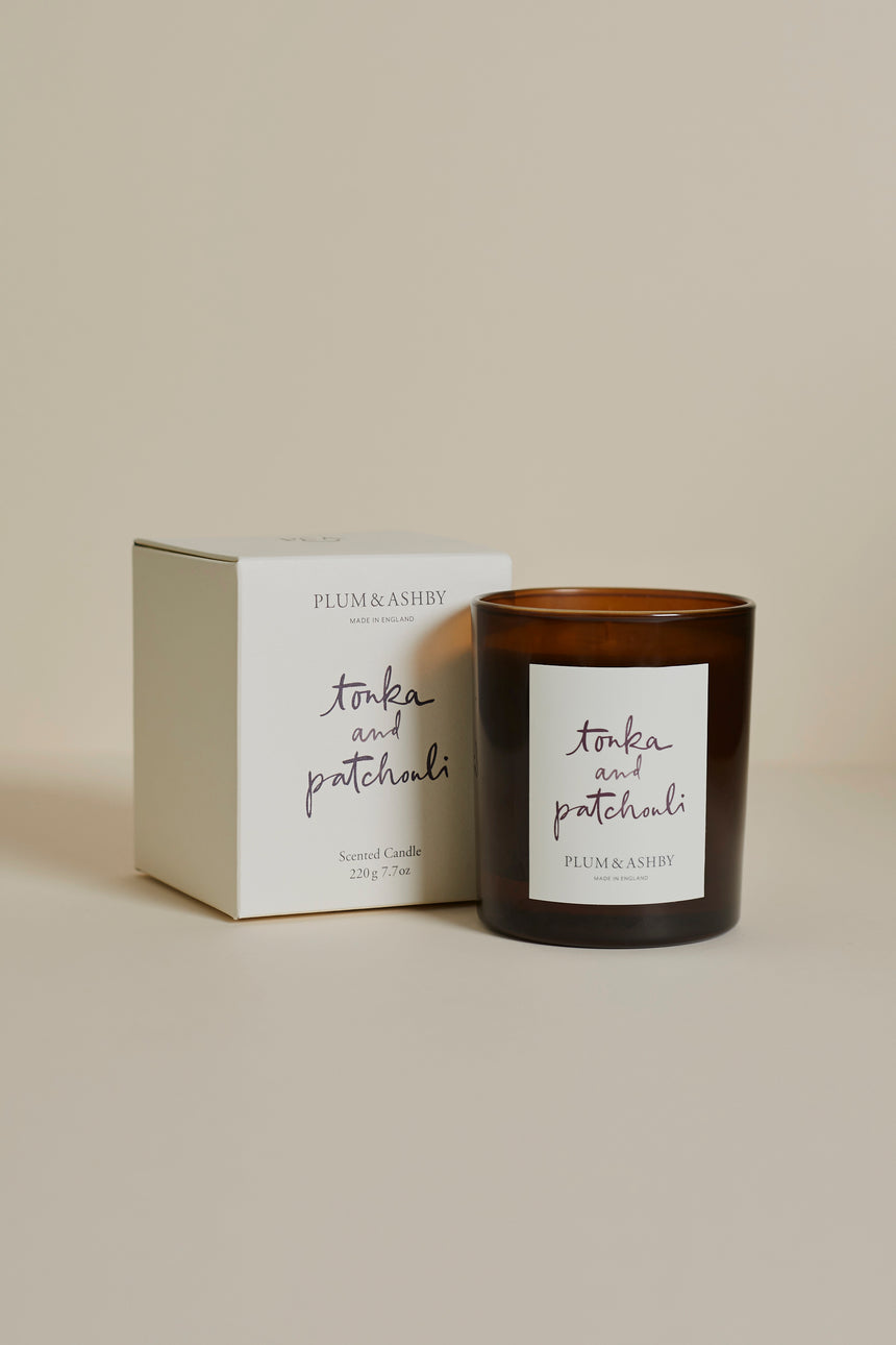Plum & Ashby Tonka & Patchouli Scented Candle