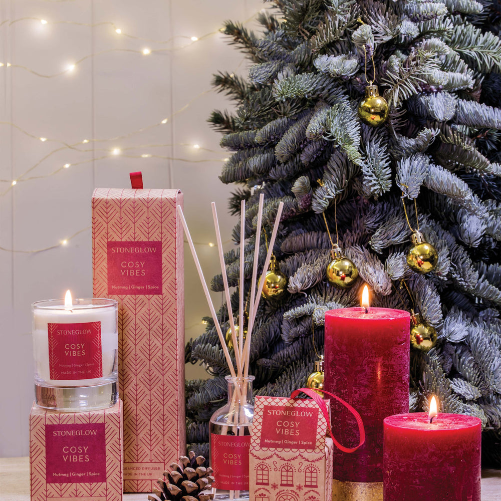 Stoneglow Cosy Vibes Scented Gift Set ( Scented candle & reed diffuser)