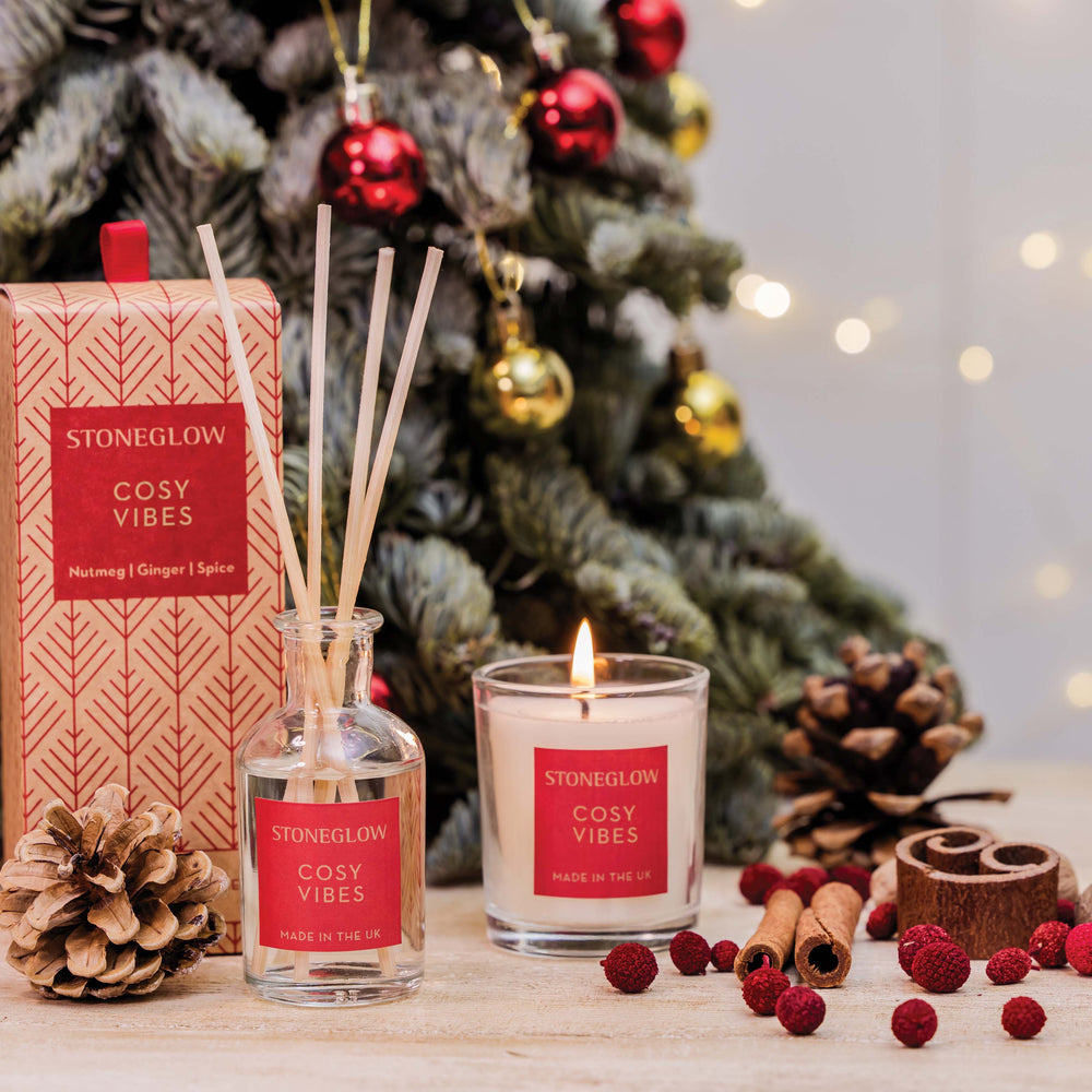 Stoneglow Cosy Vibes  Scented Candle, Nutmeg & ginger