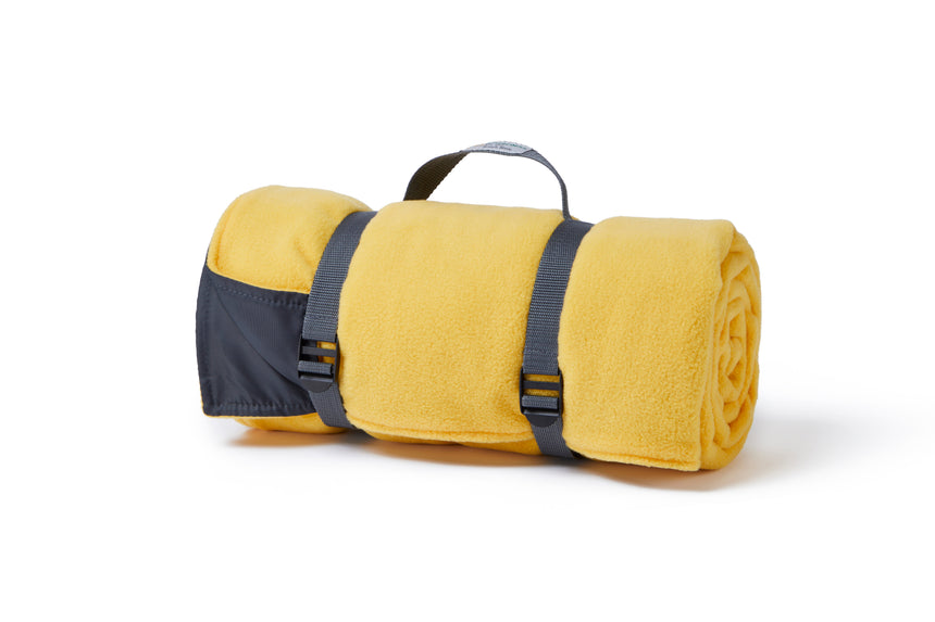 Tweedmill Fleece Picnic Rug Roll, Custard