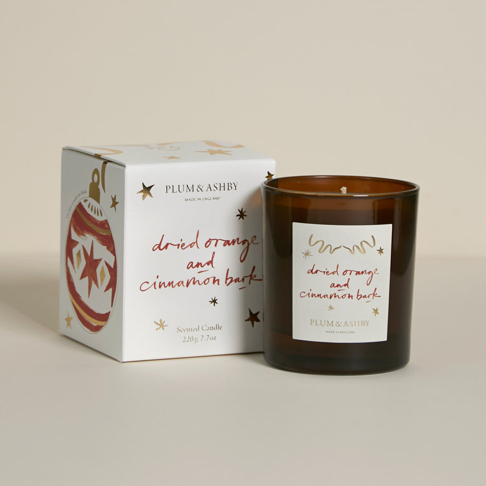 Plum & Ashby Dried Orange & Cinnamon Bark Scented Candle
