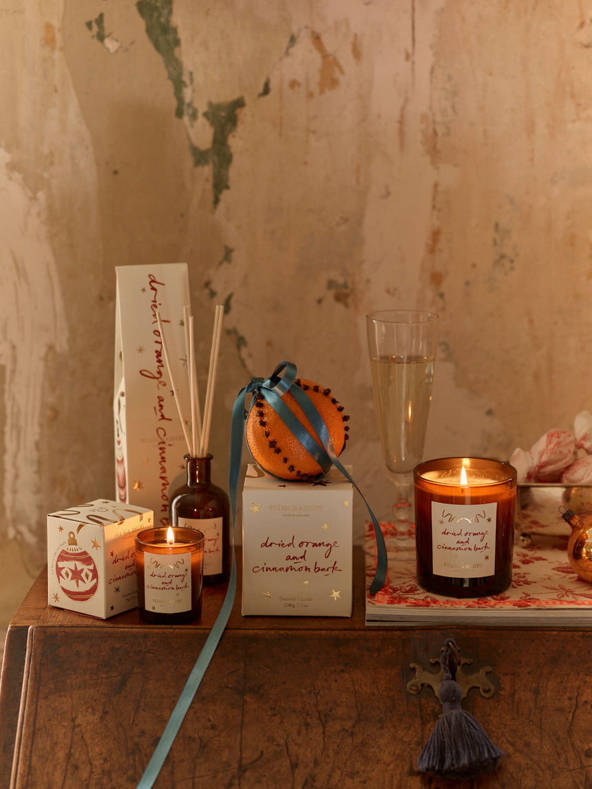 Plum & Ashby Dried Orange & Cinnamon Bark Scented Candle
