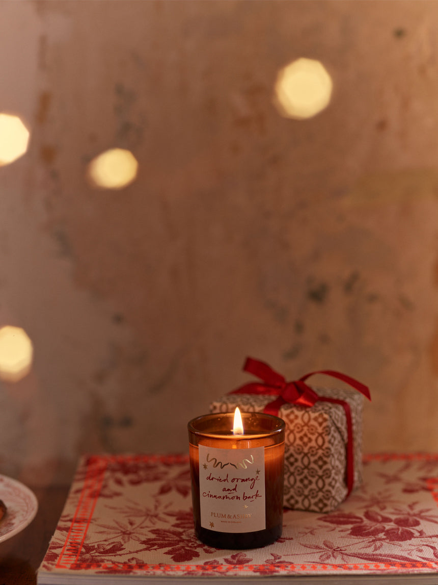 Plum & Ashby Dried Orange & Cinnamon Bark Scented Candle