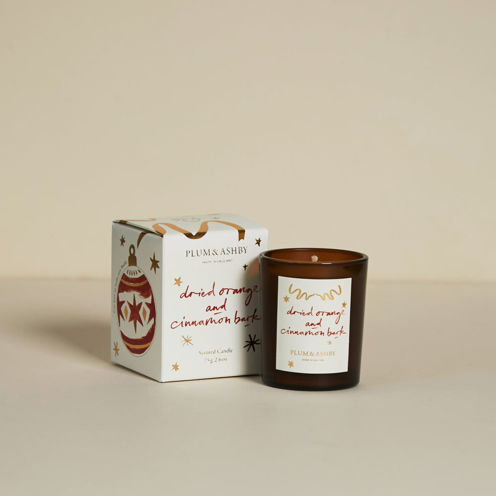 Plum & Ashby Dried Orange & Cinnamon Bark Scented Votive