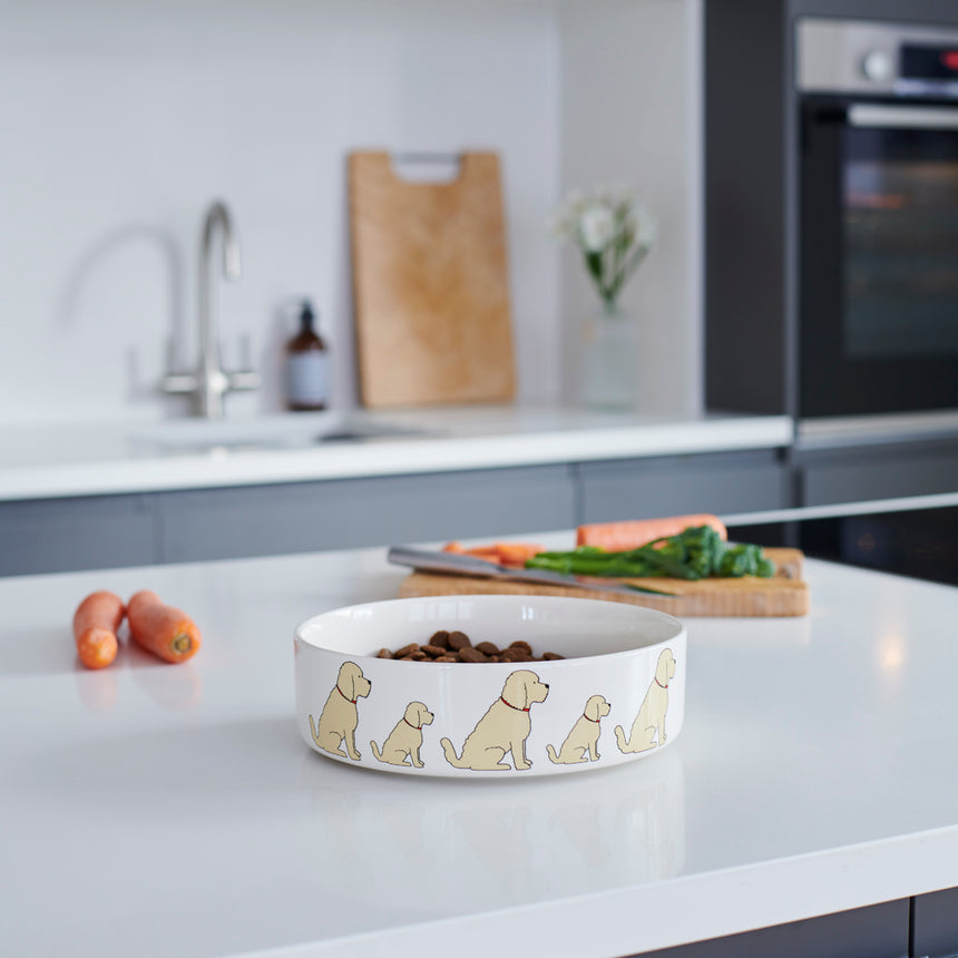 Sweet William Ceramic Dog Bowl, Cockapoo (Apricot)