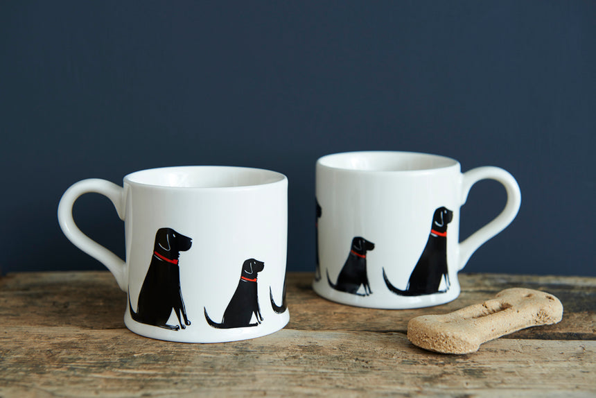 Sweet William Ceramic Mug, Black Labrador