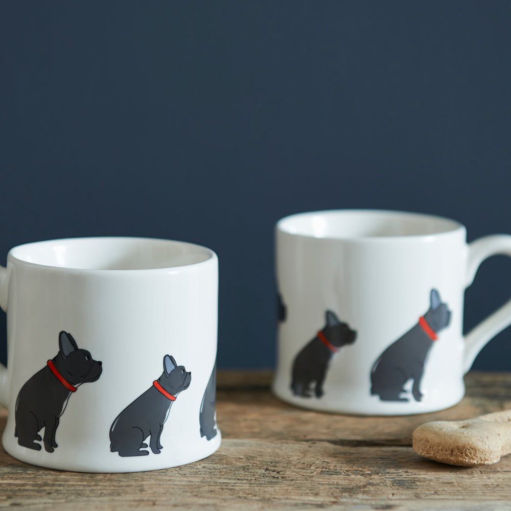 Sweet William Ceramic Mug, French Bulldog