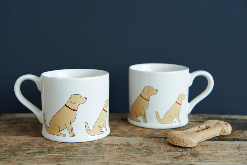 Sweet William Ceramic Mug, Golden Retriever