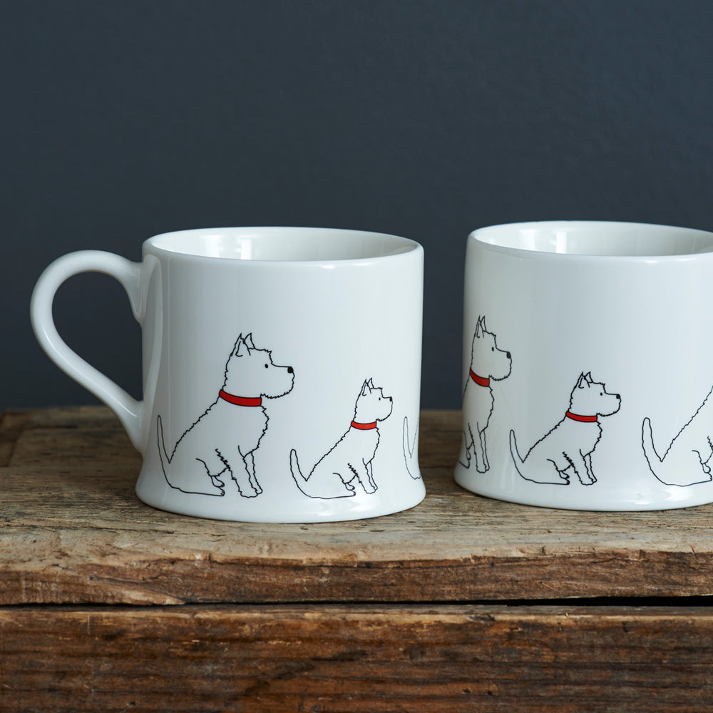 Sweet William Ceramic Mug, Westie