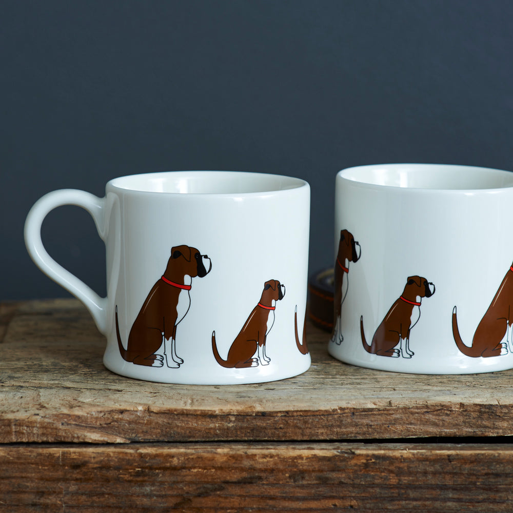 Sweet William Ceramic Mug, Boxer