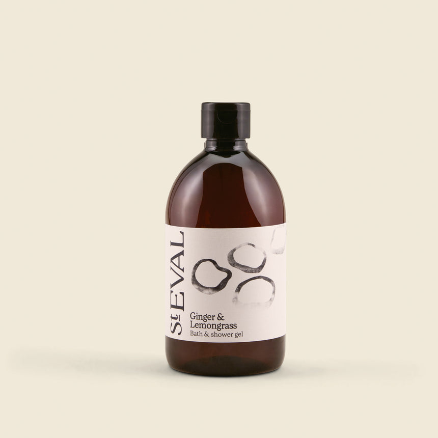 St Eval Bath & Shower Gel, Ginger & Lemongrass