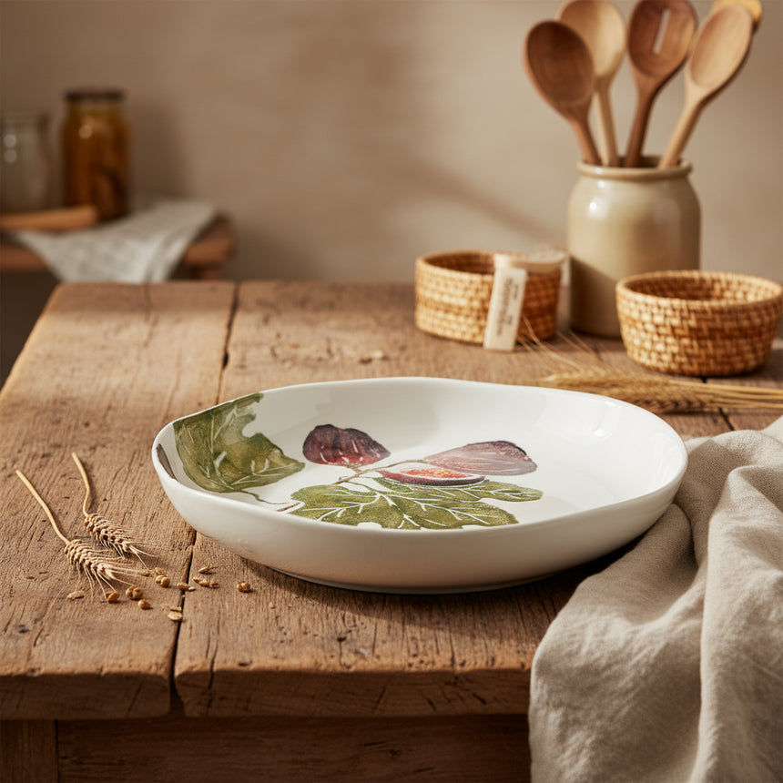 Bliss Home Fig Round Shallow Serving Dish