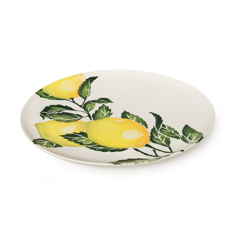 Bliss Home Dinner Plate, Lemons