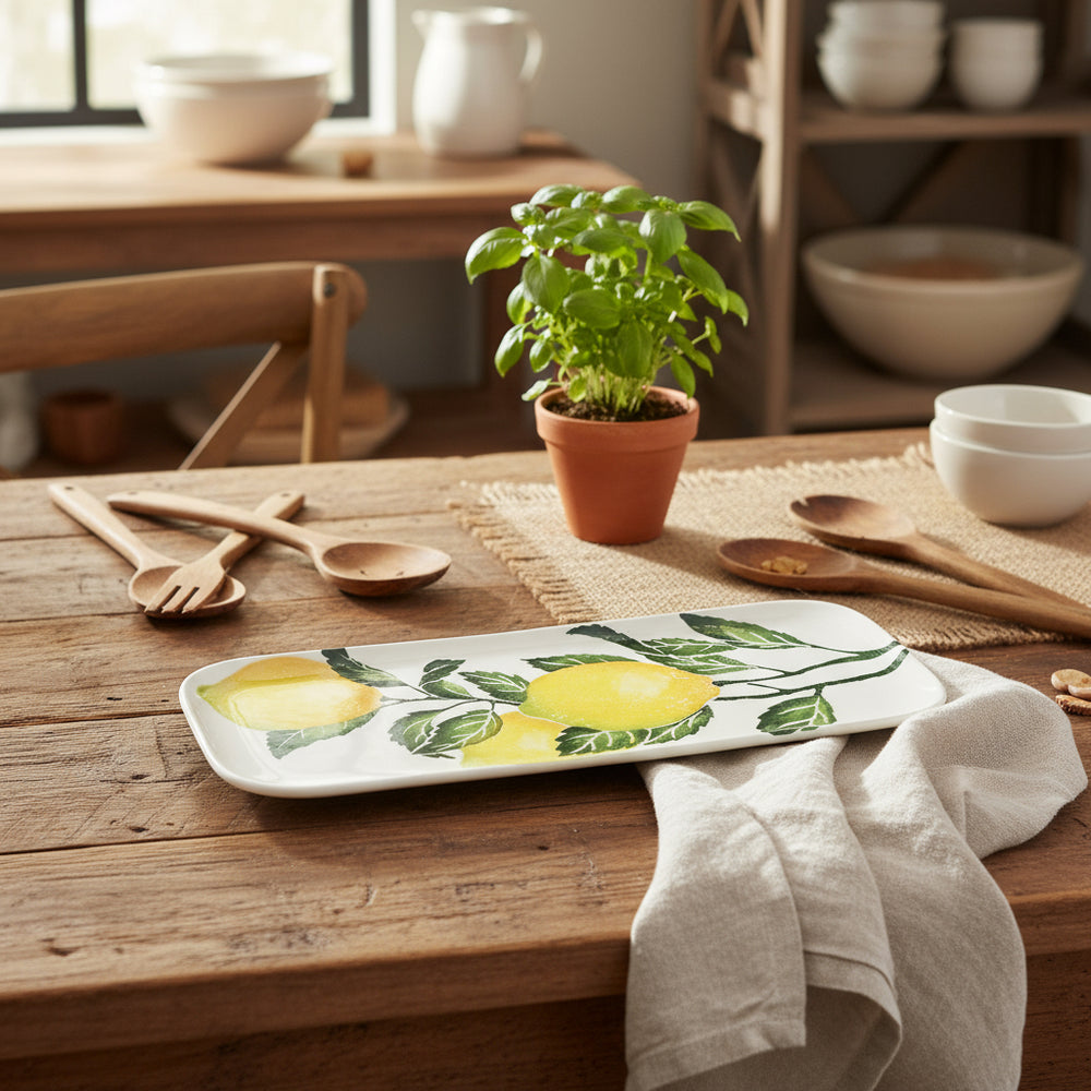 Bliss Home Lemon Rectangle Serving Platter