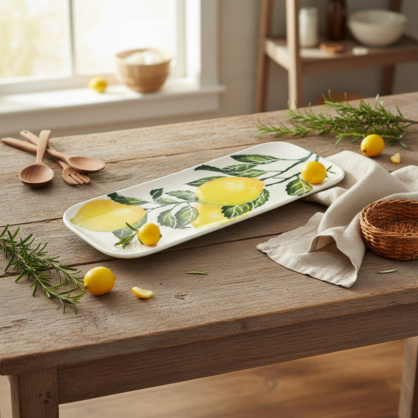 Bliss Home Lemon Rectangle Serving Platter