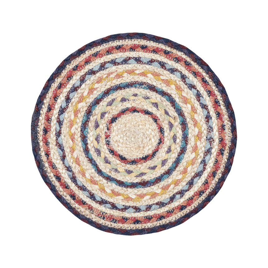 The Braided Rug Company Jute placemats, Fairisle (Set Of 6)