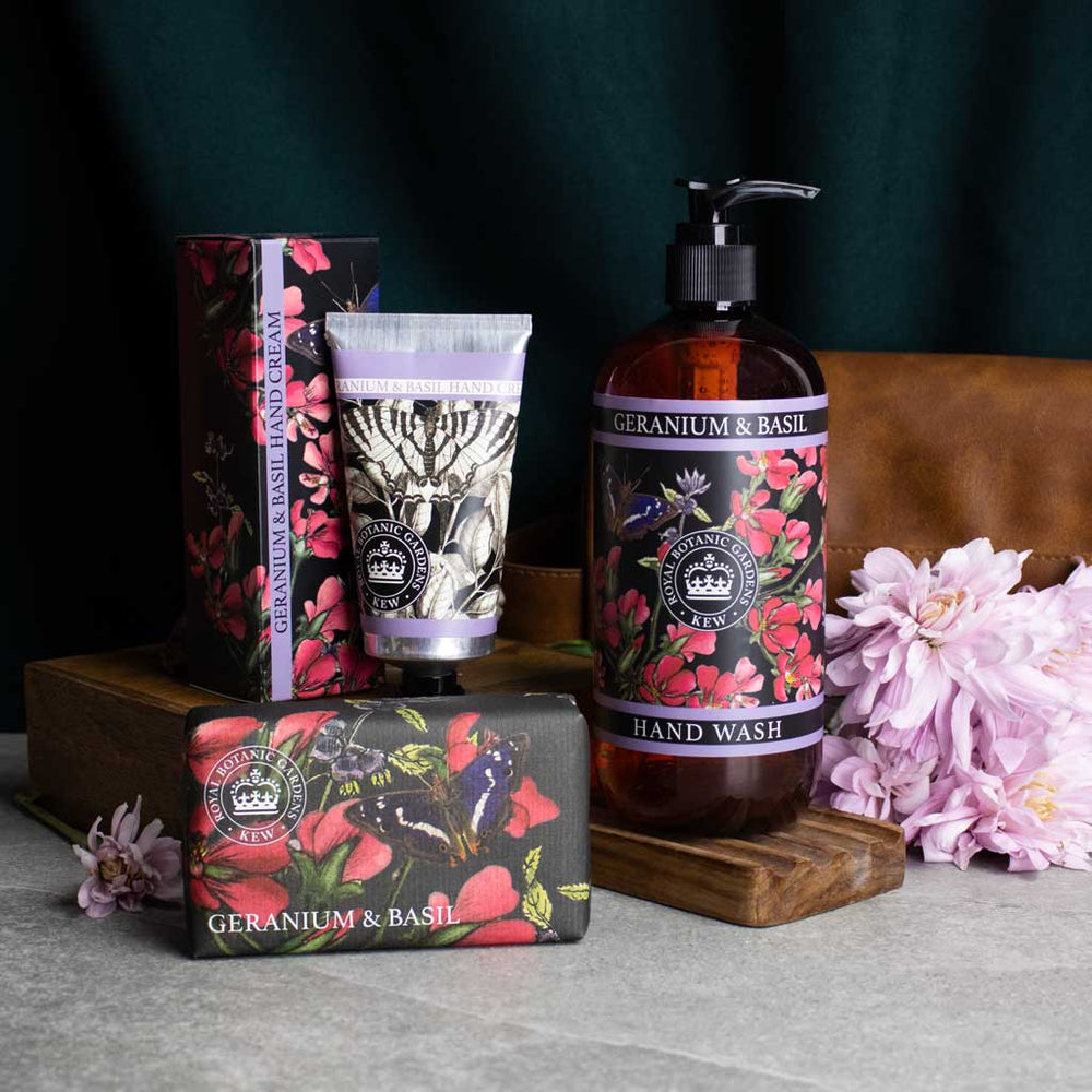 The English Soap Company Kew Gardens, Geranium And Basil Soap
