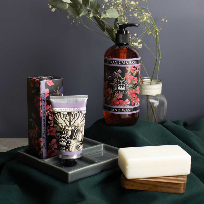 The English Soap Company Kew Gardens, Geranium And Basil Soap