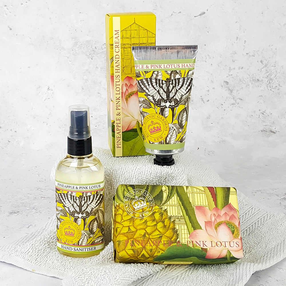 The English Soap Company Kew Gardens, Pineapple And Pink Lotus Soap