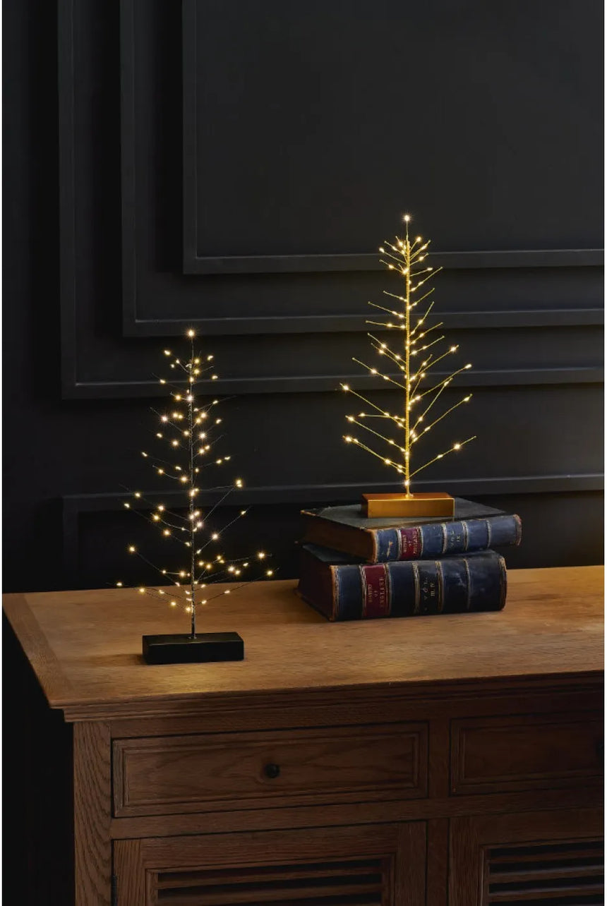 Festive Tree LED Table Light, Gold