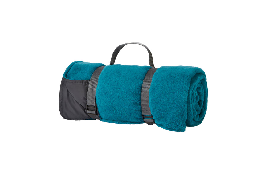 Tweedmill Fleece Picnic Rug Roll, Teal