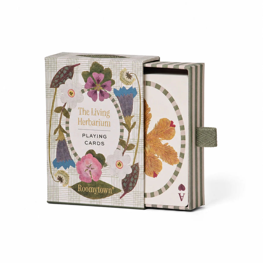 Roomytown Single Playing Card Deck, The Living Herbarium