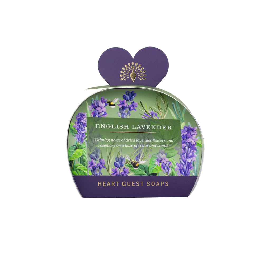The English Soap Company Signature, English Lavender Mini Heart Soaps