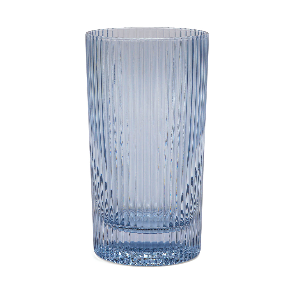 Here's How Stella Highball Glass, Blue( Set of 2)