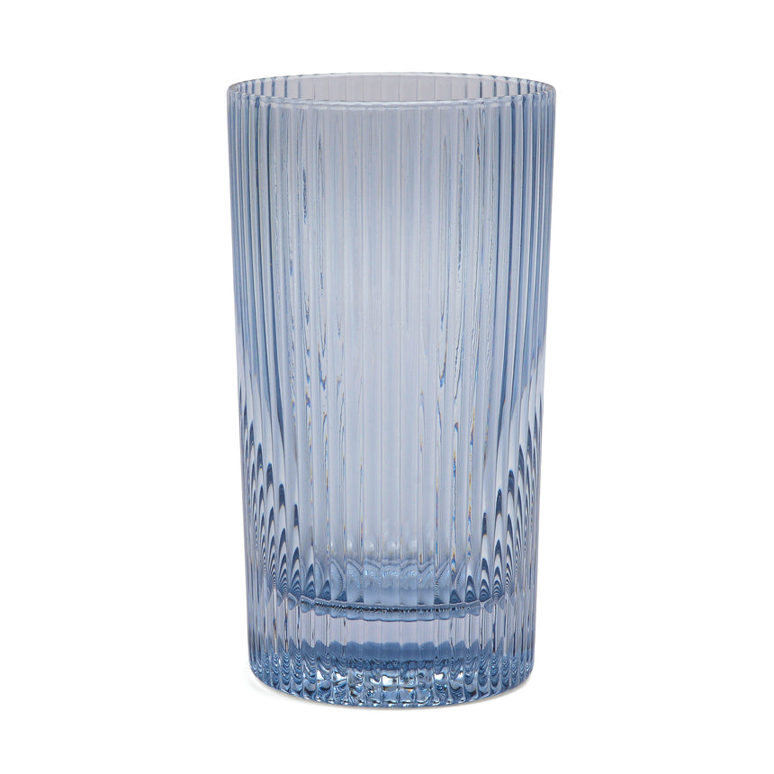 Here's How Stella Highball Glass, Blue( Set of 2)