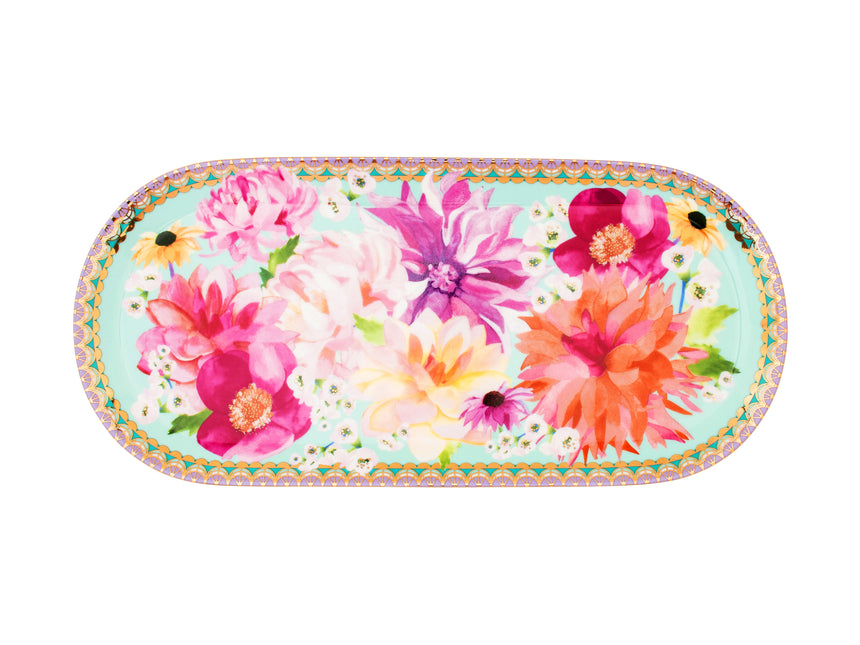 Maxwell & Williams Teas & C’S Dahlia Daze Serving Platter, Sky